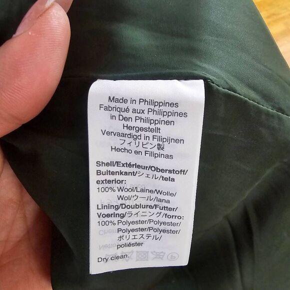 J. Crew Wool Green Chic Classic Pencil Skirt Career Office Size 2 - Picture 7 of 7